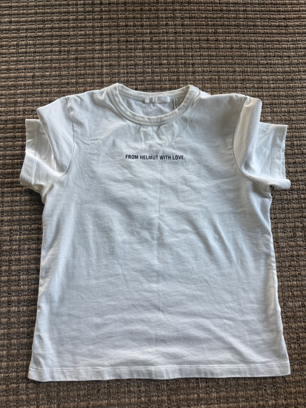 Helmut Lang  Women Tee - "From Helmut With Love."